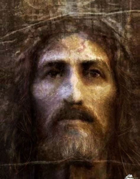 Christ Face Reconstruction Artofcaelia Print Jesus Christ Painting