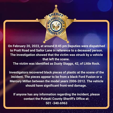 Pulaski County Sheriffs Office On Twitter If You Have Any Information Regarding The