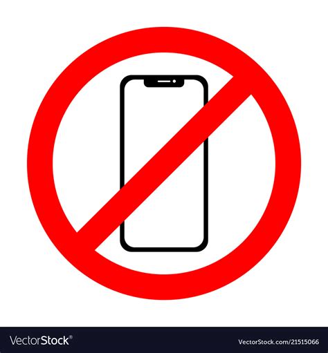 Sign No Cell Phone Symbol