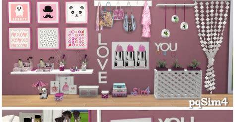 Sims 4 Ccs The Best “tania” Girly Clutter By Pqsim4 Sims Sims 4 All