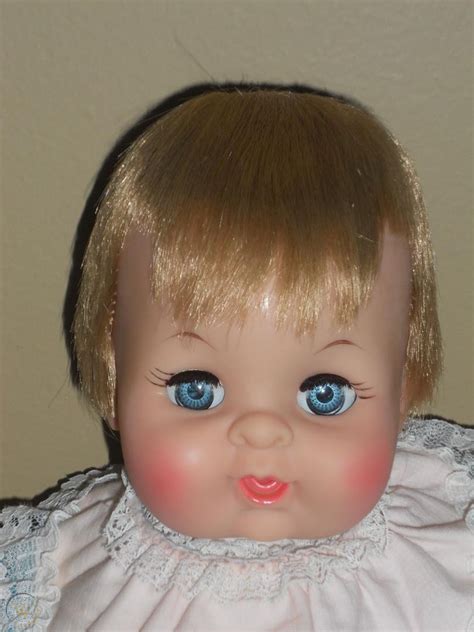 Vintage 60s Tearful Tiny Thumbelina 14 Doll Ideal All Original Works