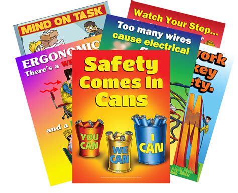 Workplace Safety Six Pack Of Posters Safety Posters