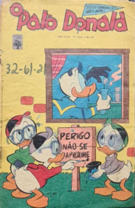 O Pato Donald 1350 Danificado Capa Riscada Usado — Excelsior Comic Shop