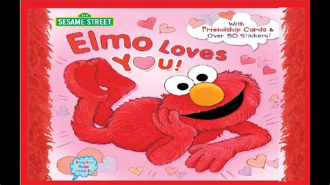 Elmo Loves You Valentines Day Book Storytime Read Aloud 4u Youtube