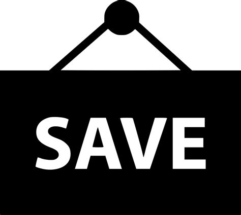 Save Shop Sign Shopping Svg Png Icon Free Download 528621