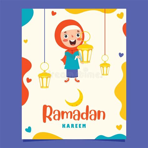Hand Drawn Illustration For Ramadan Kareem And Islamic Culture Stock