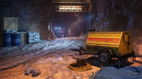 Post Apocalyptic Underground Bunker Abandoned Subway Construction Site
