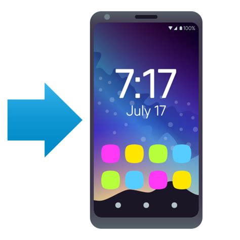 Emoji 📲 Téléphone Portable Smartphone Iphone Avec Flèche Wprock