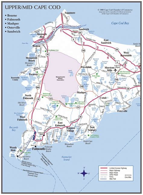Printable Map Of Cape Cod Printable Maps