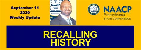 Weekly Update September 11 2020 Naacp Pennsylvania State Conference