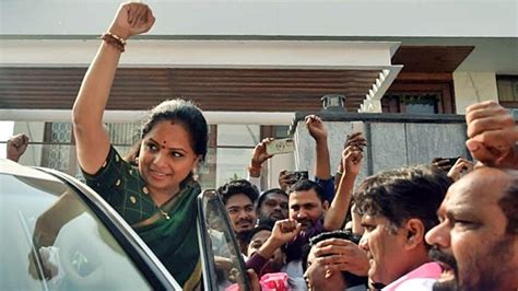 K Kavitha Kcrs Daughter Gets Cbi Notice In Delhi Liquor Policy Case