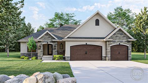 A Tasteful Blend Of Textures Adorns The Exterior Of This 1568 Sq Ft