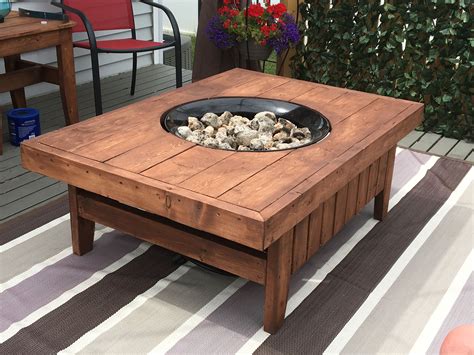 Outdoor Fire Pit Coffee Table Interor