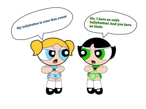 Bubbles And Buttercups Belly Button By Princesskaylac On Deviantart