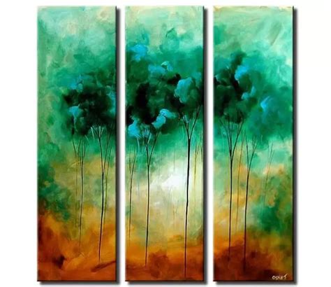 Painting For Sale Green Trees Painting 3811