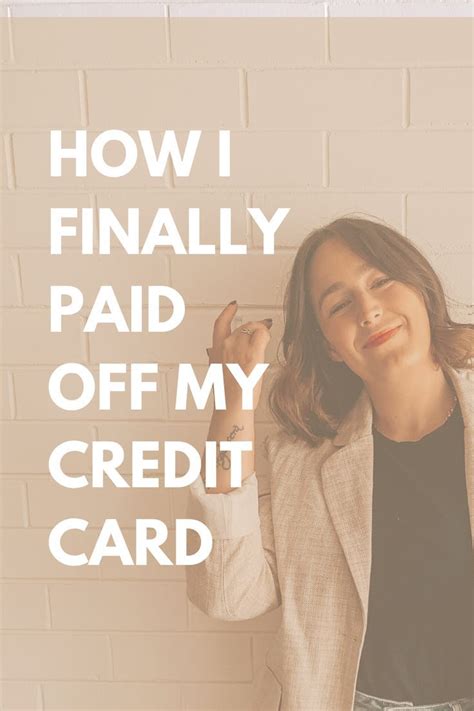 How I Paid Off My Credit Card Debt The Broke Generation Paying Off
