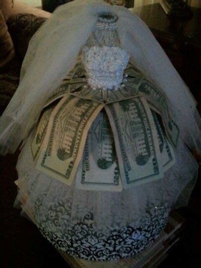 In fact, it is this gives your guests security in knowing their card has been placed somewhere safe and you. Bridal shower gift of money presented creatively. See more ...
