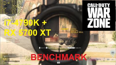 Call Of Duty Warzone Benchmark I7 4790k 4ghz 45ghz Rx 5700 Xt