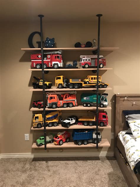 Truck Storage Bruder Trucks Shelves Toy Storage Boy Room Boys Big Boy