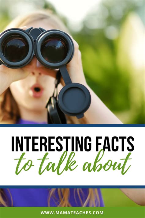 Interesting Facts To Talk About With Kids Mama Teaches