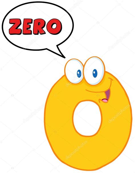 Number Zero Funny Cartoon Character ⬇ Stock Photo Image By © Hittoon