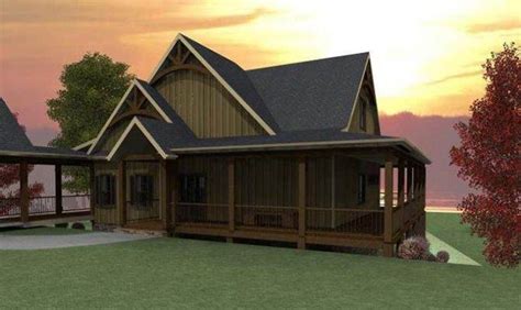 Lakefront House Plan Wraparound Porch Walkout Basement House Plans Vrogue