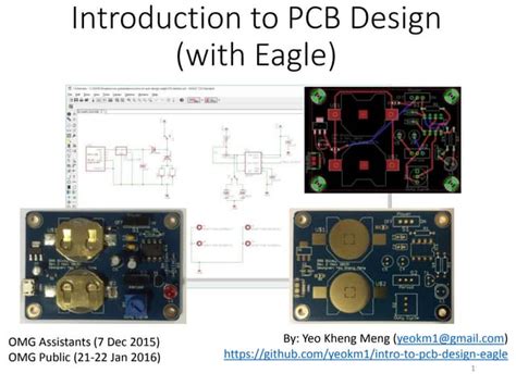 Introduction To Pcb Design Eagle Ppt