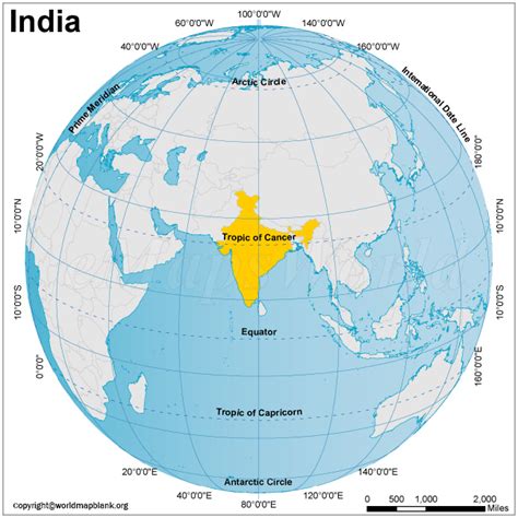 Location Of India On World Map Blank World Map