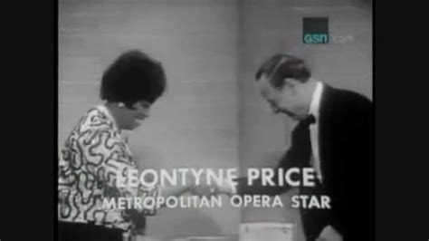 Phyllis Newman On Whats My Line Mystery Guest Leontyne Price