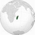 Location of the Madagascar in the World Map