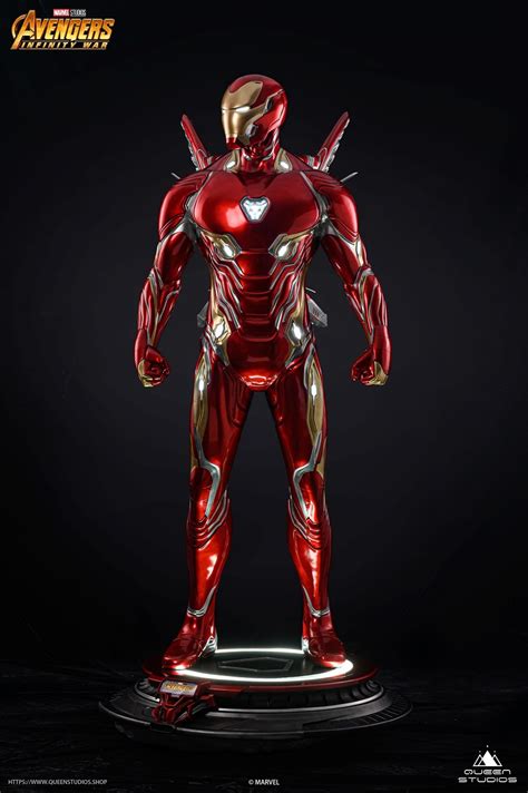 Queen Studios Marvel S Avengers Iron Man Mk50 11 Lifesize Statue