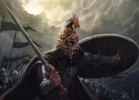 Dragon Helm Of Dor L Min By H P Gaskins R Tolkienart