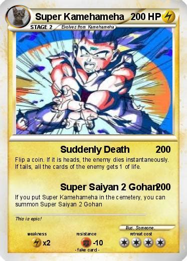 Pokémon Super Kamehameha 1 1 Suddenly Death My Pokemon Card