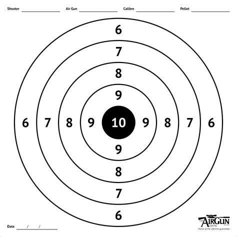Effortless Shopping Department Store Paper Shooting Targets Red