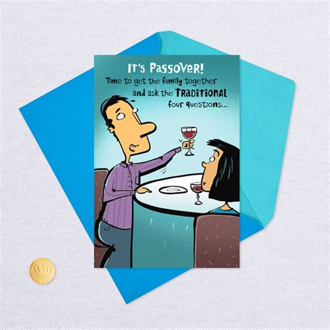Four Questions Funny Passover Card Greeting Cards Hallmark