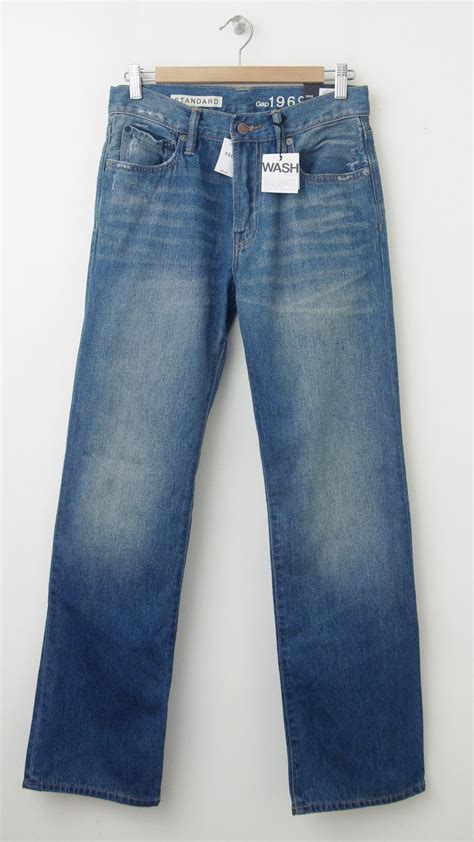 New Gap 1969 Standard Fit Jeans In Blue Stone