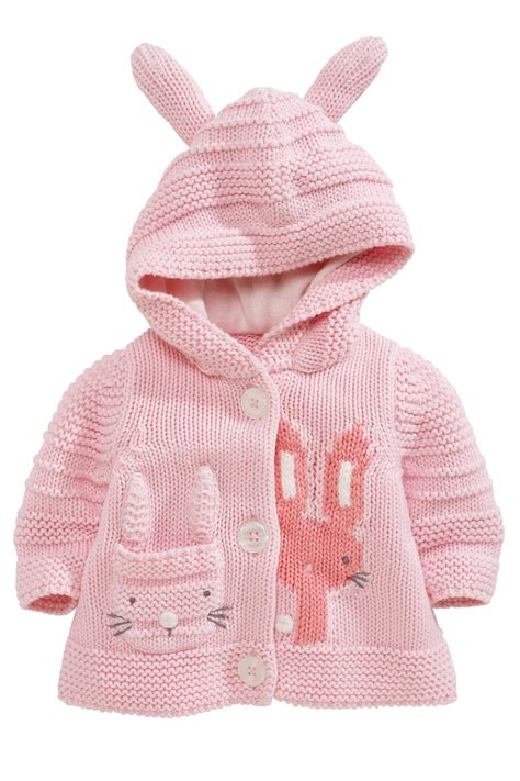 Buy Bunny Hooded Cardigan 0 18mths From The Next Uk Online Shop
