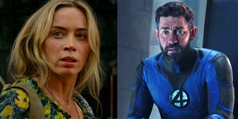 Fantastic Four Emily Blunt Wants John Krasinski As Reed Richards