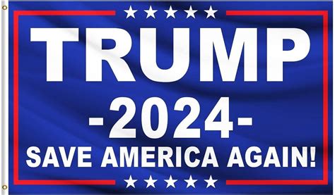 Homissor Donald Trump 2024 Flags 3x5 Outdoor Save America Again Flag