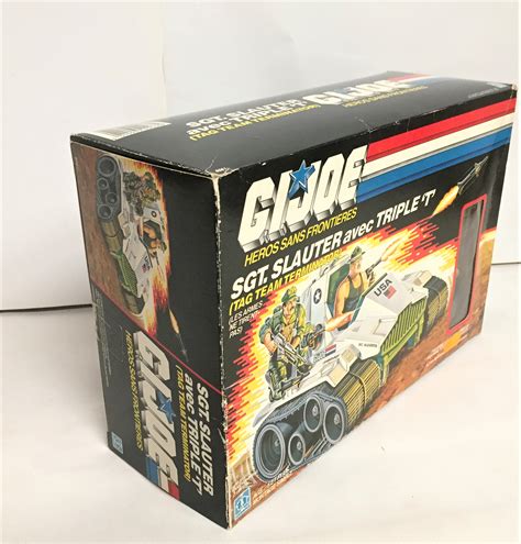 Developer wargaming partnered with hasbro to produce a g.i. GI JOE TANK SLAUGHTER TRIPLE T - Boutique Univers Vintage