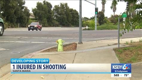 One Person Injured In Santa Maria Shooting