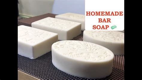 How To Make A Homemade Bar Soap From Scratch Youtube