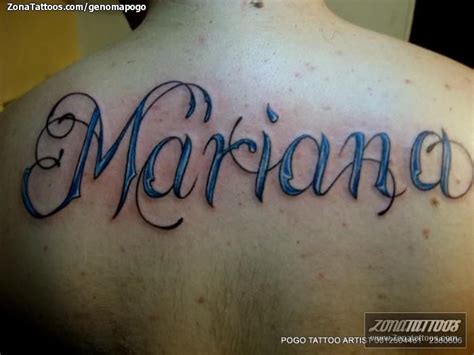 Tatto Con El Nombre De Mariana Tatuajes De Nombres Mariana Nombre