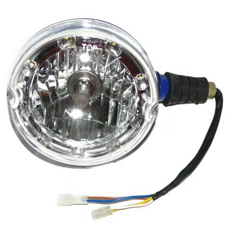 Headlamp Headlight Assembly With Led Ring Massey Ferguson Mahindra