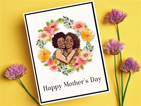African American Mothers Day Cards Black Mothers Etsy