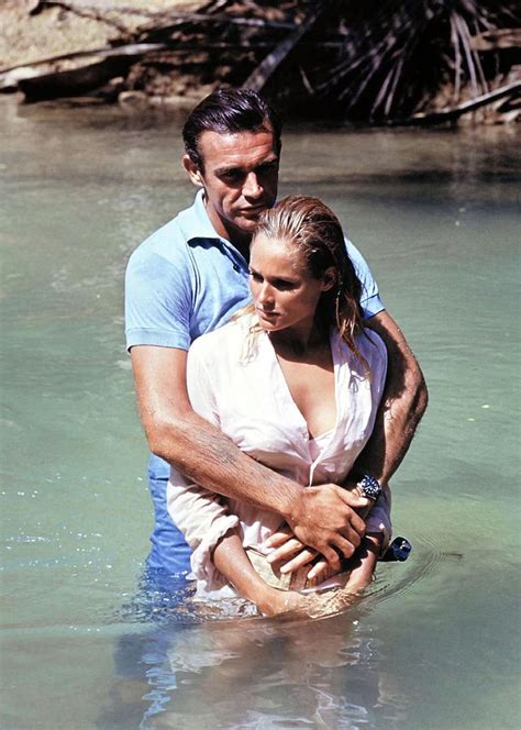 Sean Connery And Ursula Andress In 007 James Bond Dr No 1962 Original Title Dr No