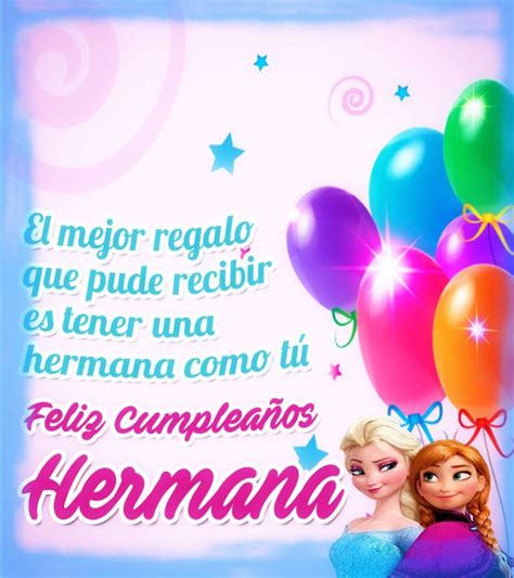 Tarjetas Cumpleaños Hermana Gratis