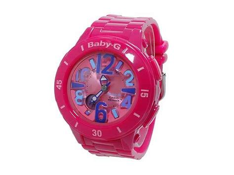 They also have useful features like world time, alarms this beach glamping series is designed for ocean lovers and has a tide graph subdial, moon data, and digital thermometer sensor. Baby-G Neon Marine Series BGA-171-4B1