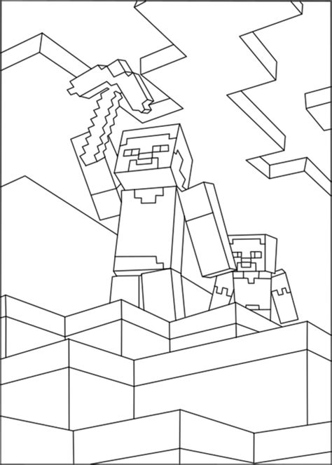The world of minecraft is indeed a difficult concept to understand by parents. Steve Minecraft Drawing at GetDrawings | Free download