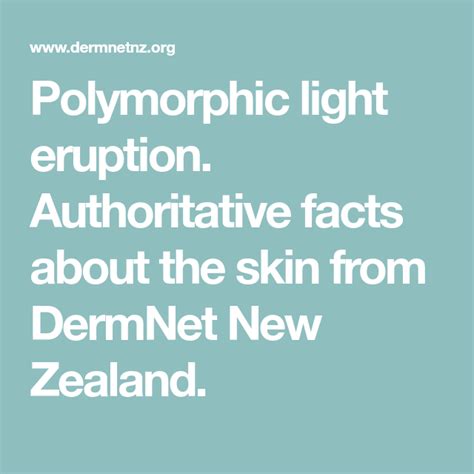 Polymorphic Light Eruption Authoritative Facts About The Skin From